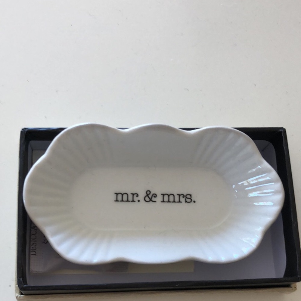 Mr. & Mrs Ring Tray- BRAND NEW